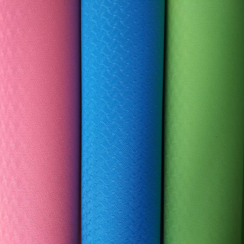 Best Colorful Eco Friendly Large Non Slip Clean Tpe Yoga Mat 4-10mm 